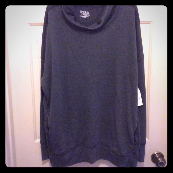 time and tru cowl neck sweatshirt
